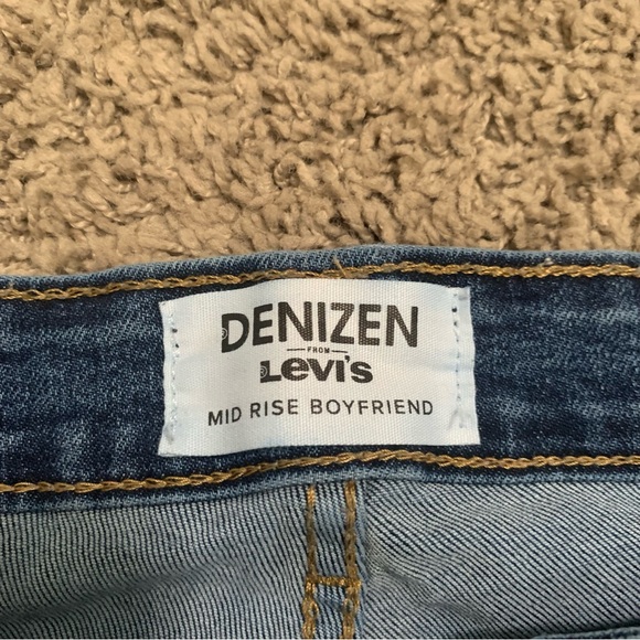 Denizen from Levi’s Mid-Rise Boyfriend Distressed Cuffed Jeans 12 W31 - Picture 7 of 11